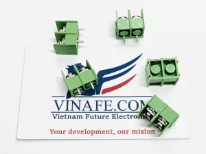 KF7.62-2 Terminal Hàn PCB 2P 20A 300V 7.62mm Xanh Lá